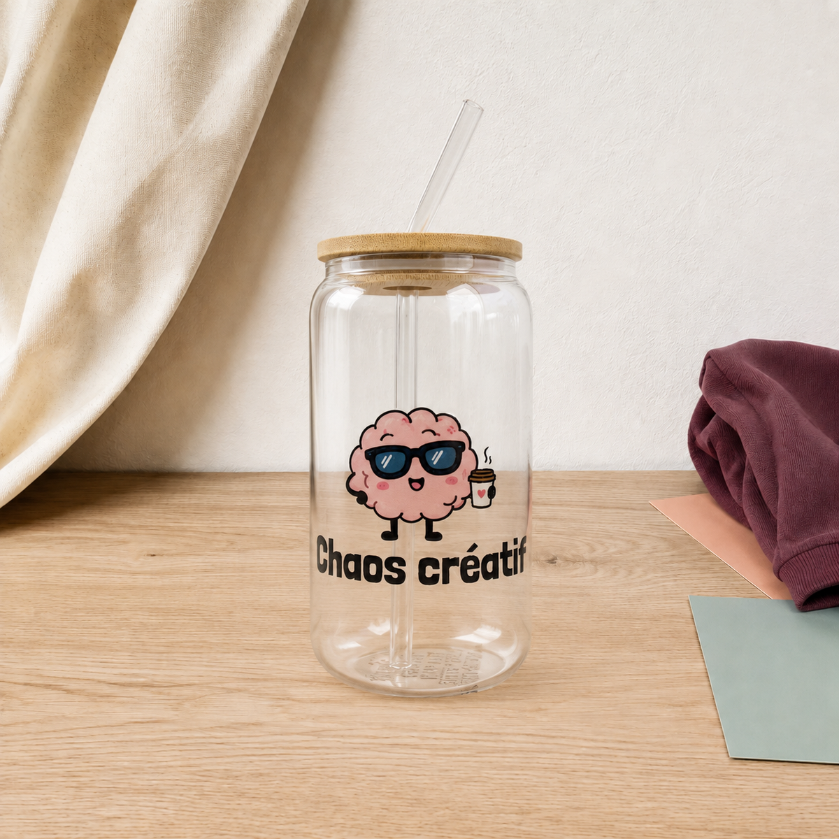 Gobelet en verre « Chaos créatif »