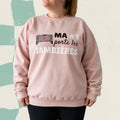 Chandail crewneck « Ma #1 porte les jambières »