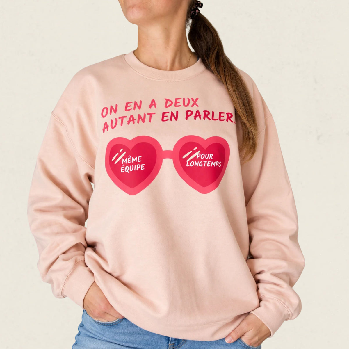 Crewneck « On en a deux, autant en parler »