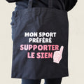 Sac fourre-tout « Mon sport préféré, supporter le sien »