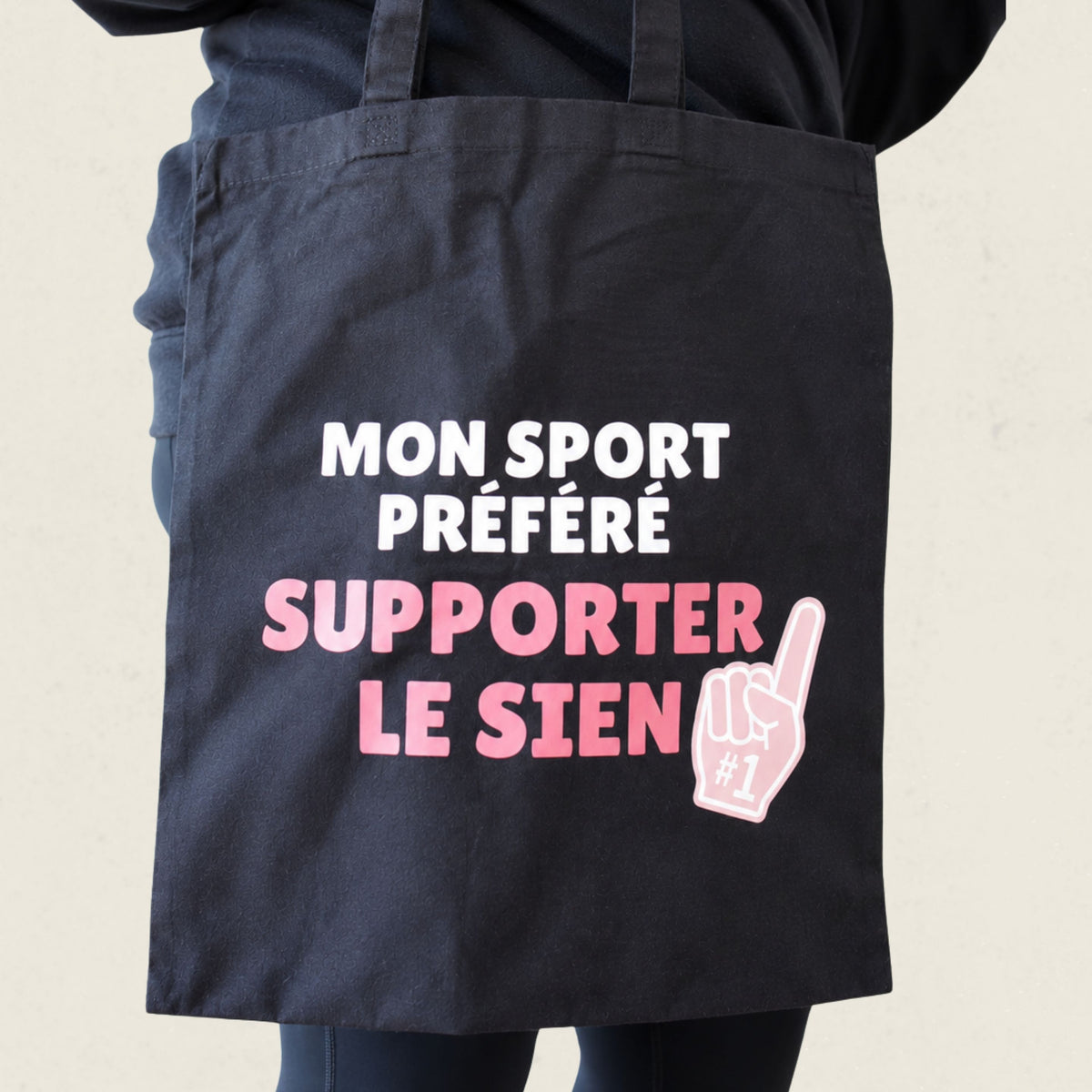 Sac fourre-tout « Mon sport préféré, supporter le sien »