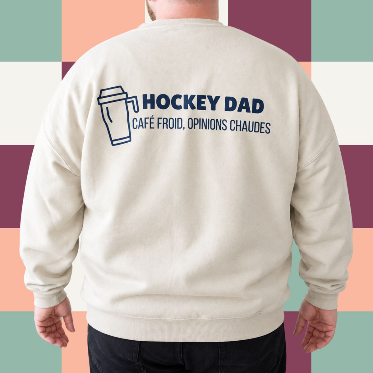 Chandail crewneck « Café froid, opinions chaudes »