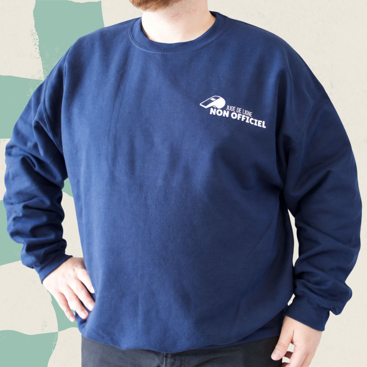 Chandail crewneck « Juge de ligne non officiel »