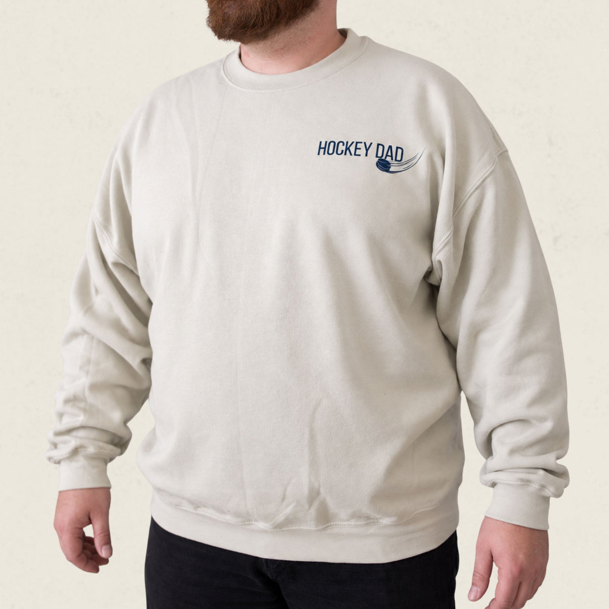 Chandail crewneck « Hockey dad »