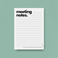 Bloc-notes Meeting Notes avec message humoristique that could of been a fucking email, boutique Sans Filtre