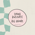 Illustration ronde Small Business Big Heart de Pixel Paper Hearts, boutique Sans Filtre