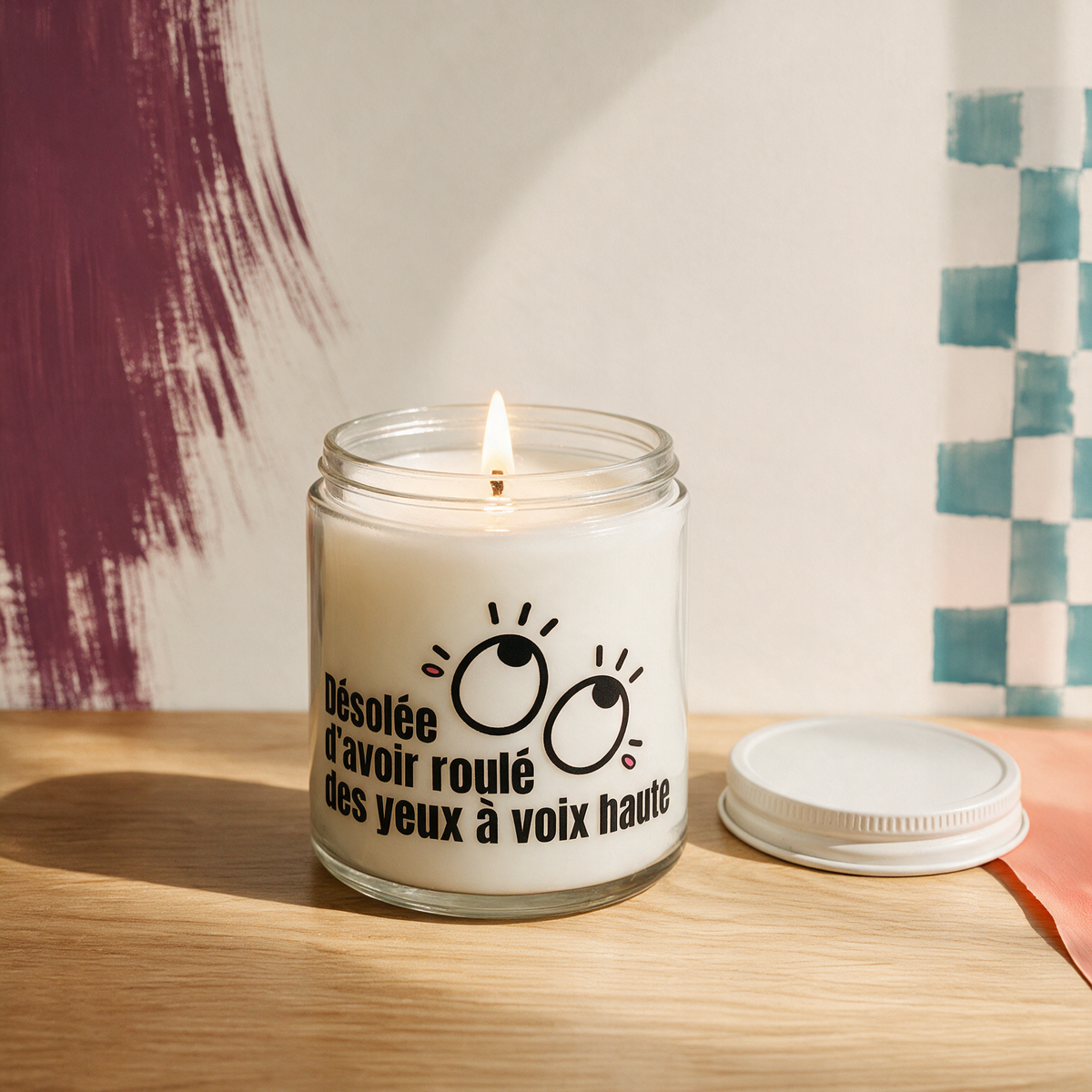 Chandelle « Désolée d’avoir roulé des yeux à voix haute »