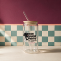 Gobelet en verre « Mon joueur préféré m'appelle maman »