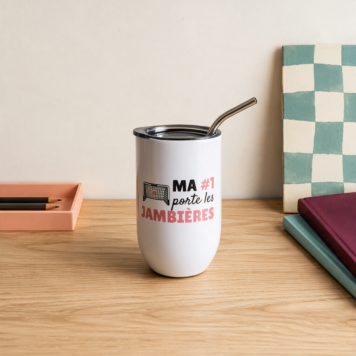 Verre à vin « Ma #1 porte les jambières »