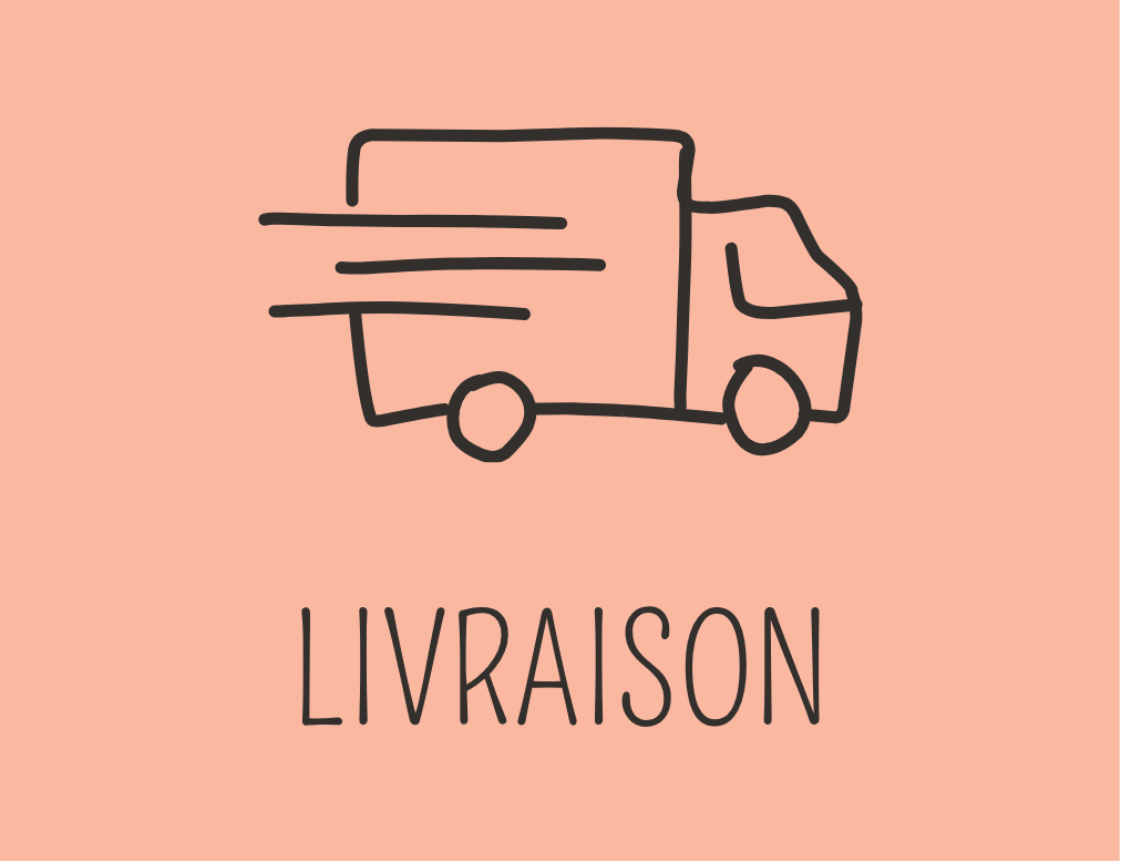 Consulter les questions fréquentes sur la livraison.