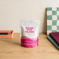 Sachet de sel d'epsom framboise Please stop talking de Peace, Love & Sarcasm, boutique Sans Filtre