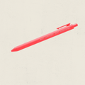 Stylo rouge corail avec le message Not thriving just surviving, boutique Sans Filtre